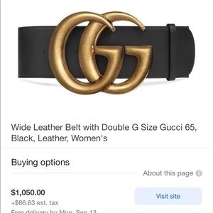 Gucci belt